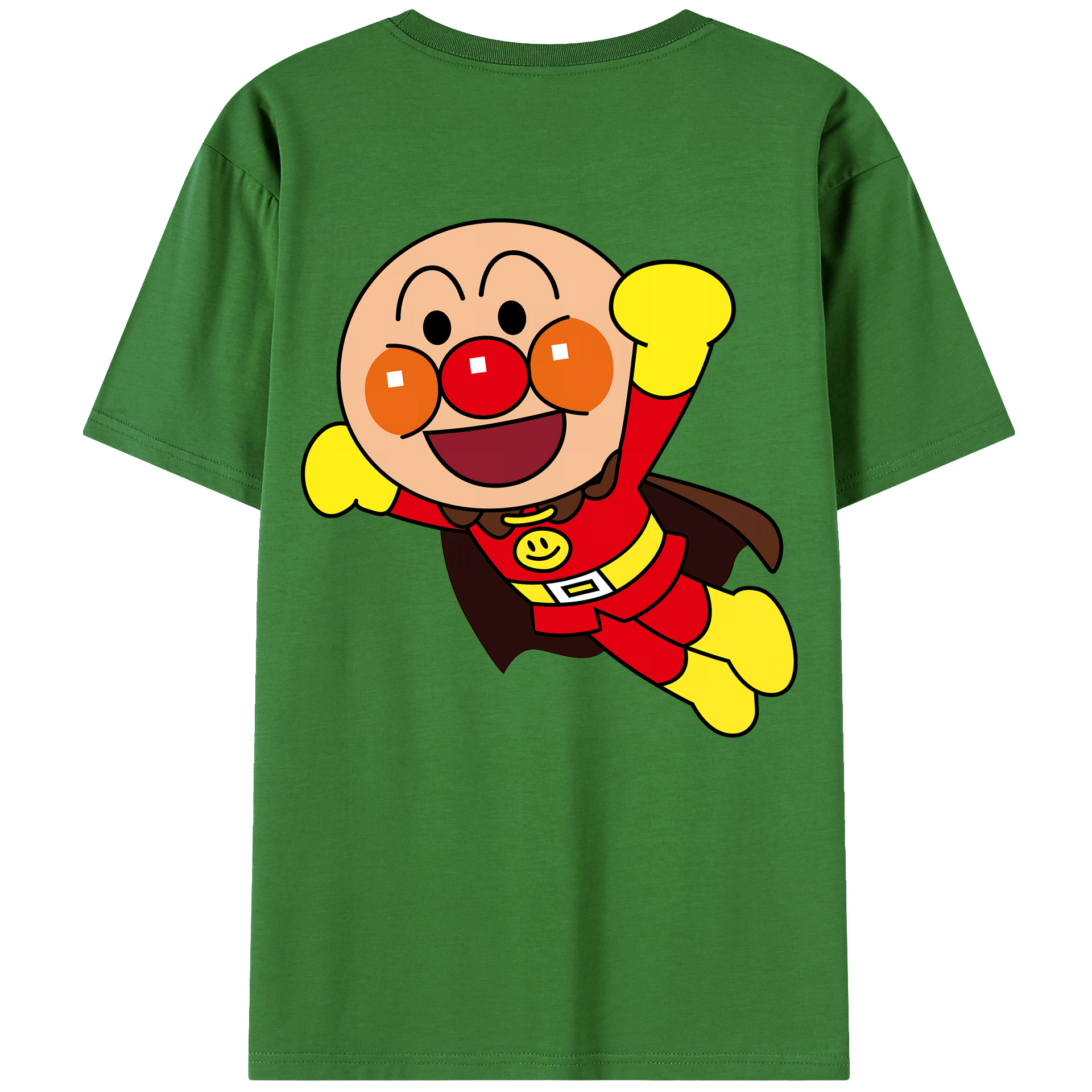 （画像用） アンパンマン Anpanman レディース半袖Tシャツ(バックプリント)
